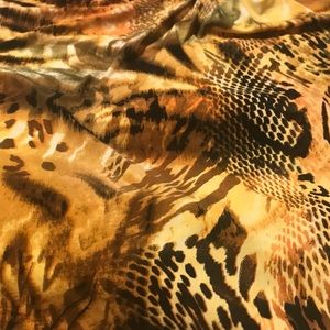 Qristyl Frazier Designs Dresses - Gold & Black Ruched leopard print dress Qristyl Frazier Designs Dresses - Gold & Black Ruched leopard print dress